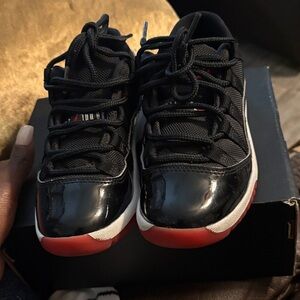 Kids Black and Red Athletic Sneakers